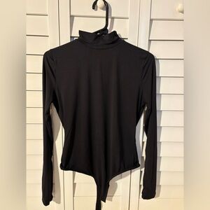 NWT Revolve OW Collection Lexi Turtleneck Bodysuit in Black